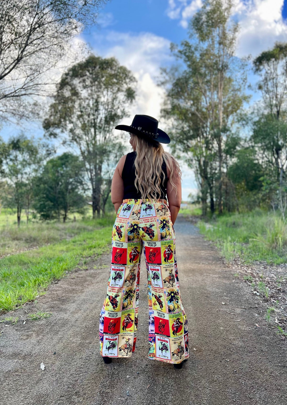Vintage Rodeo Revival Wide Leg Pants